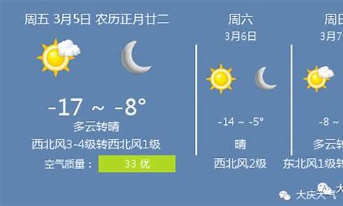 大庆今天天气预报15天查询_大庆今天天气预报