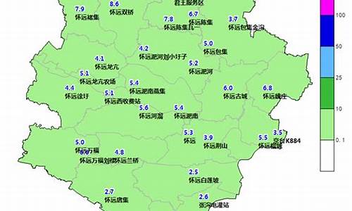 怀远实时天气预报_怀远天气预报24小时逐小时